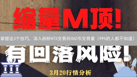掌握这3个技巧，深入剖析HTX交易所CHZ币交易量（99%的人都不知道）
